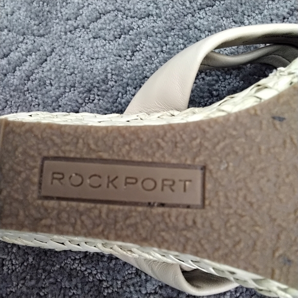 Rockport Adiprene by Adidas Tan Wedge Slides - 10 M - Picture 6 of 11